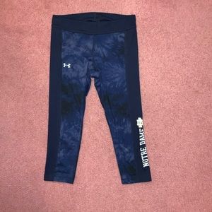 Notre Dame Under Armor Crop Leggings